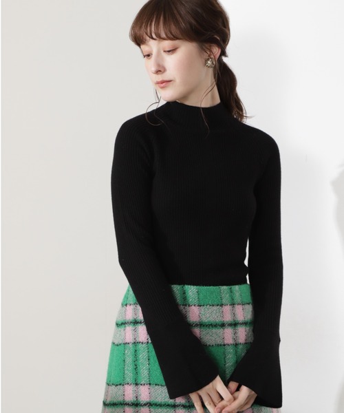 JILL STUART(ジルスチュアート)の「アメリアニット(ニット/セーター・レディース・ブラック/ホワイト/パープル/ピンク・FREE)」の3枚目の写真