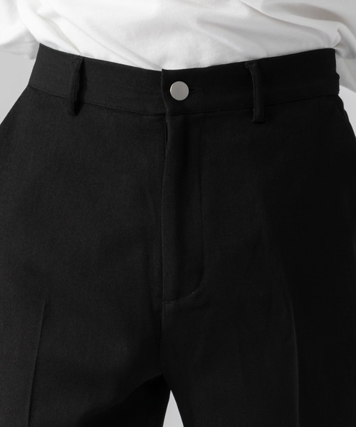 Adoon plain（アドーンプレーン）の「【Adoon plain】刺繍フレアパンツ（スラックス・メンズ・グレー/ブラック・SMALL/MEDIUM/LARGE）」の18枚目の写真