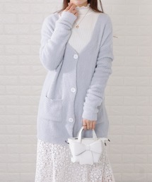 パーカー ロングカーディガン」に該当するトップス（ロング丈