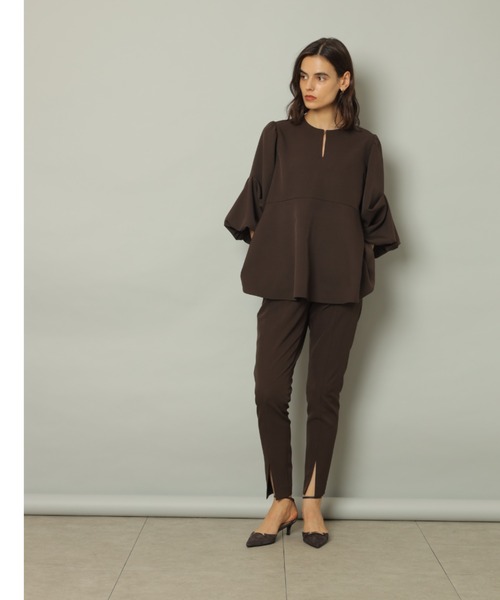 クレクレタコラ【新品】カデュネ CADUNE サスペンダーフレアパンツ クレクレタコラ様専用【新品】カデュネ CADUNE サスペンダー