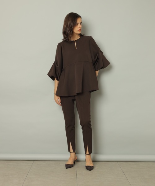 裾フレアブラウス（シャツ/ブラウス）｜CADUNE（カデュネ）の