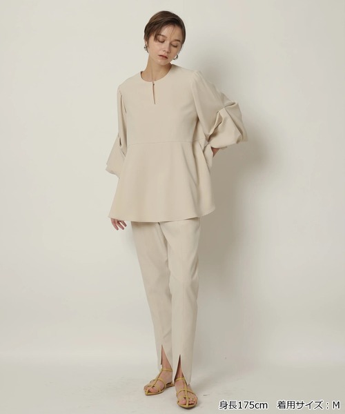 裾フレアブラウス（シャツ/ブラウス）｜CADUNE（カデュネ）の