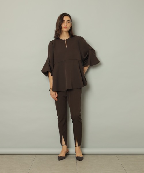 裾フレアブラウス（シャツ/ブラウス）｜CADUNE（カデュネ）の