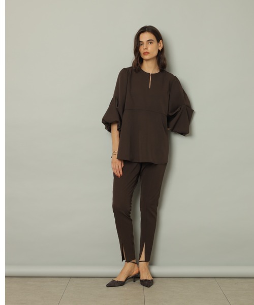 裾フレアブラウス（シャツ/ブラウス）｜CADUNE（カデュネ）の