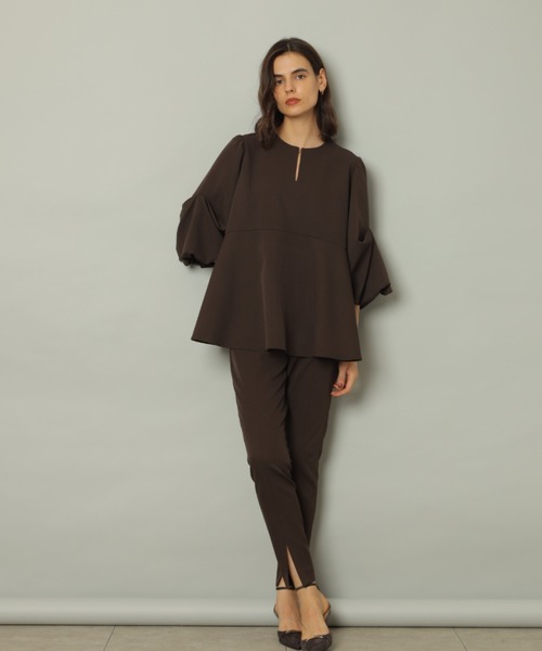 裾フレアブラウス（シャツ/ブラウス）｜CADUNE（カデュネ）の