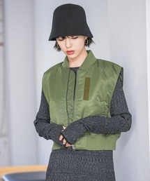 JEANASIS | ショートMA-1ベスト/183035(MA-1)