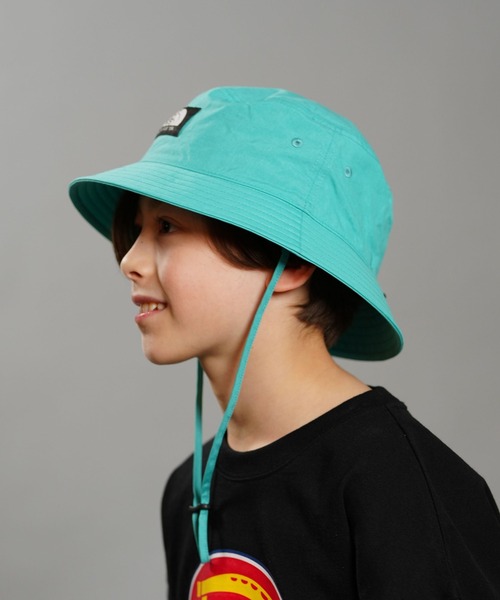 THE NORTH FACE(ザノースフェイス)の「THE NORTH FACE/ザ・ノース・フェイス キッズ ハット NNJ02314(ハット・キッズ・ブラック/カーキ/オレンジ/エメラルドブルー/ベージュ・S/M/L)」の11枚目の写真