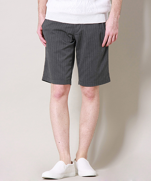 MEN'S MELROSE(メンズメルローズ)の「ストレッチツイル ベーシックショートパンツ(その他パンツ・メンズ・ホワイト/トップグレー/カーキ/その他7/その他4/その他5/その他6・SMALL/LARGE/MEDIUM/X-LARGE)」の4枚目の写真