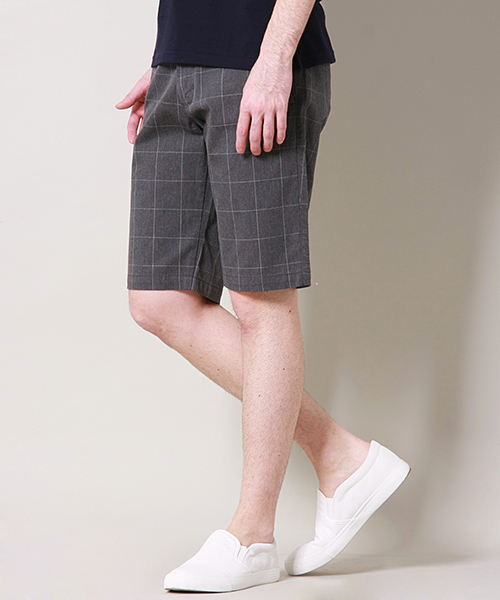 MEN'S MELROSE(メンズメルローズ)の「ストレッチツイル ベーシックショートパンツ(その他パンツ・メンズ・ホワイト/トップグレー/カーキ/その他7/その他4/その他5/その他6・SMALL/LARGE/MEDIUM/X-LARGE)」の6枚目の写真