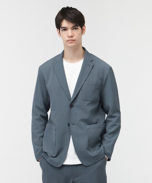 NEW BALANCE(ニューバランス)の「【アルペン限定】 ニューバランス New Balance THE CITY イージーシティジャケット(テーラードジャケット・メンズ・グレー/ブラック/ネイビー/ベージュ・LL/L/S/M)」の3枚目の写真