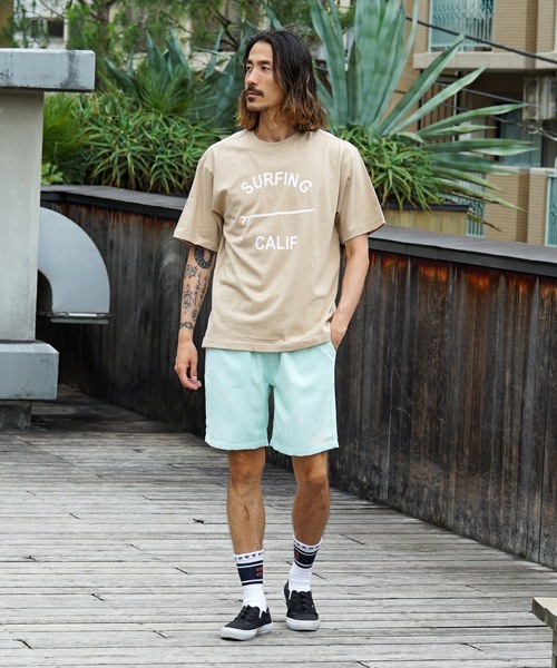Ocean Pacific（オーシャンパシフィック）の「【OP:オーピー】プリントTシャツ（Tシャツ/カットソー・メンズ・チャコール/ベージュ/ホワイト・X-LARGE/LARGE/MEDIUM）」の6枚目の写真