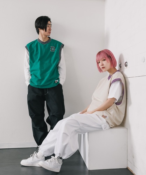 Dickies（ディッキーズ）の「Dickies/ディッキーズ DRAWSTRING WIDE BALOON ドローストリング ワイド バルーン パンツ（チノパンツ・メンズ・パープル/ブラック/ホワイト/イエロー/サックスブルー・XL/L/M）」の10枚目の写真