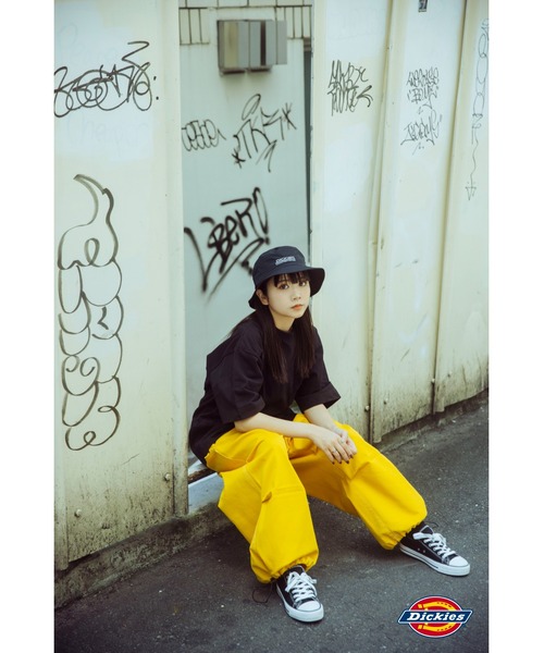 Dickies（ディッキーズ）の「Dickies/ディッキーズ DRAWSTRING WIDE BALOON ドローストリング ワイド バルーン パンツ（チノパンツ・メンズ・パープル/ブラック/ホワイト/イエロー/サックスブルー・XL/L/M）」の15枚目の写真