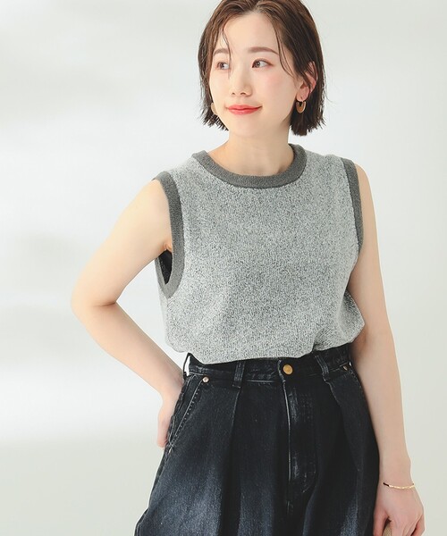 B:MING by BEAMS(ビーミングバイビームス)の「B:MING by BEAMS / ミックスニット プルオーバー(その他トップス・レディース・キャメル/グレー・FREE)」の5枚目の写真