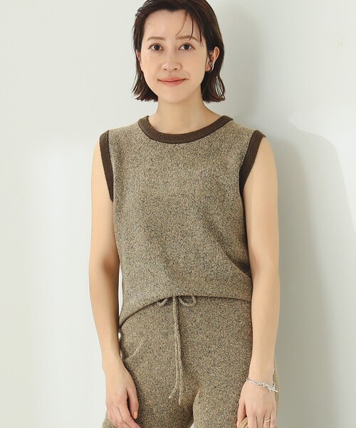 B:MING by BEAMS(ビーミングバイビームス)の「B:MING by BEAMS / ミックスニット プルオーバー(その他トップス・レディース・キャメル/グレー・FREE)」の8枚目の写真