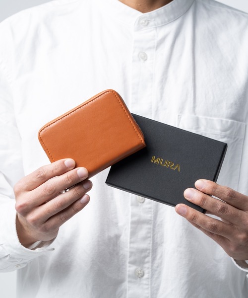 MURA（ムラ）の「リサイクルPU(合成皮革) スキミング防止 コンパクトミニ財布（財布・メンズ・ブラウン/グリーン/ネイビー/ブラック・FREE）」の21枚目の写真