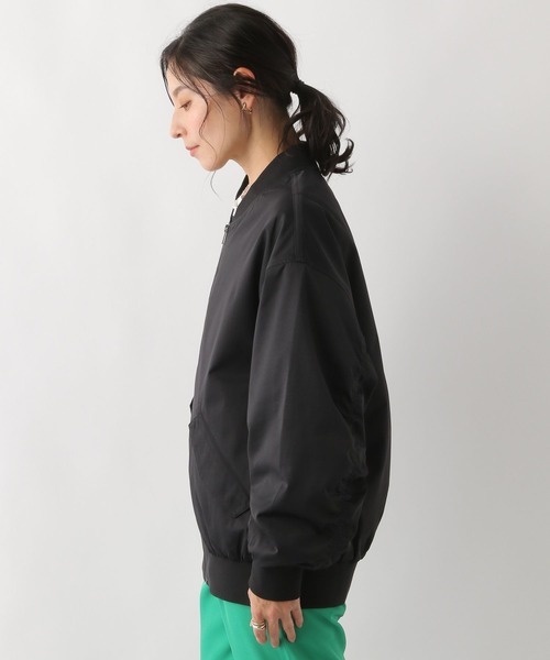 LEPSIM（レプシィム）の「MA-1ブルゾン　163915（ブルゾン・レディース・ブラック/カーキ/グレイッシュベージュ・FREE）」の6枚目の写真