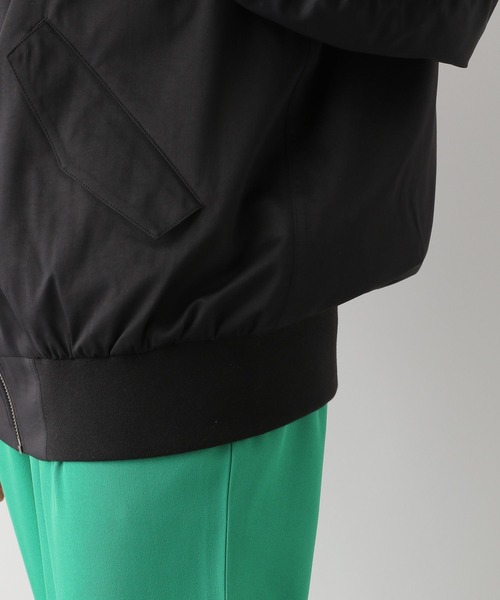 LEPSIM（レプシィム）の「MA-1ブルゾン　163915（ブルゾン・レディース・ブラック/カーキ/グレイッシュベージュ・FREE）」の5枚目の写真