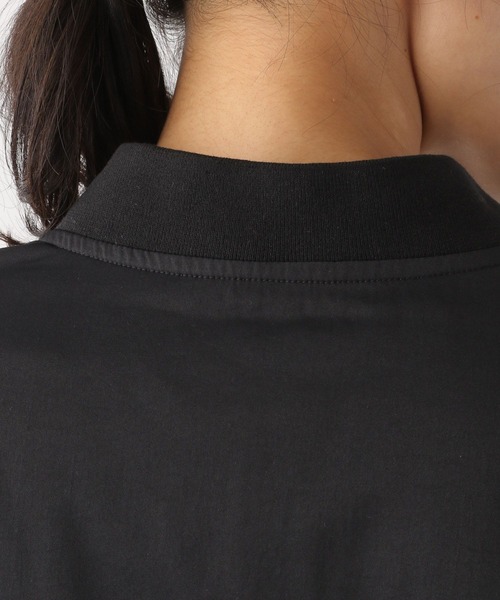 LEPSIM（レプシィム）の「MA-1ブルゾン　163915（ブルゾン・レディース・ブラック/カーキ/グレイッシュベージュ・FREE）」の7枚目の写真