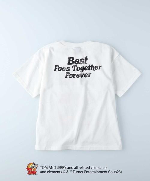 Right-on（ライトオン）の「【TOM and JERRY】プリントTシャツ（Tシャツ/カットソー・キッズ・グレー/ブラック/ホワイト/グリーン/ブルー/オレンジ・105/120/130/140/150）」の7枚目の写真