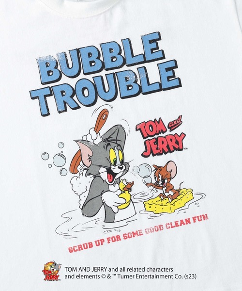 Right-on（ライトオン）の「【TOM and JERRY】プリントTシャツ（Tシャツ/カットソー・キッズ・グレー/ブラック/ホワイト/グリーン/ブルー/オレンジ・105/120/130/140/150）」の10枚目の写真