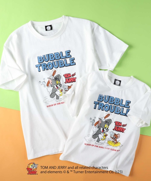 Right-on（ライトオン）の「【TOM and JERRY】プリントTシャツ（Tシャツ/カットソー・キッズ・グレー/ブラック/ホワイト/グリーン/ブルー/オレンジ・105/120/130/140/150）」の16枚目の写真