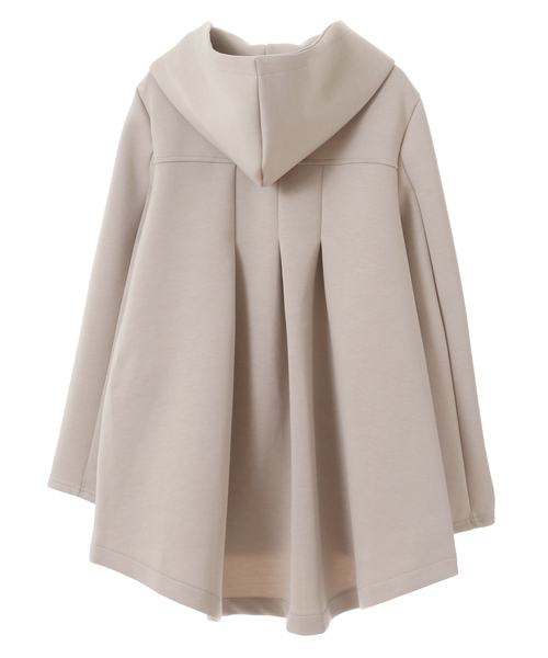 SOFFITTO（ソフィット）の「ダンボールポンチバックフレアパーカー(取り扱い店舗限定)（パーカー・レディース・ブラック/ミント/グレイッシュベージュ/オリーブ/杢グレー・FREE）」の6枚目の写真