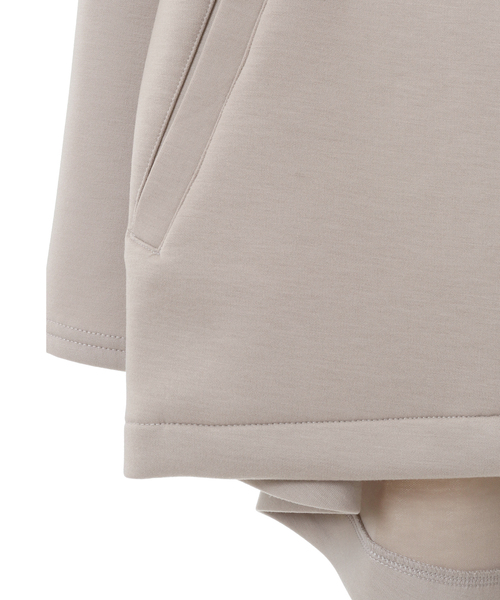 SOFFITTO（ソフィット）の「ダンボールポンチバックフレアパーカー(取り扱い店舗限定)（パーカー・レディース・ブラック/ミント/グレイッシュベージュ/オリーブ/杢グレー・FREE）」の10枚目の写真