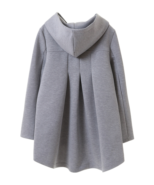 SOFFITTO（ソフィット）の「ダンボールポンチバックフレアパーカー(取り扱い店舗限定)（パーカー・レディース・ブラック/ミント/グレイッシュベージュ/オリーブ/杢グレー・FREE）」の11枚目の写真