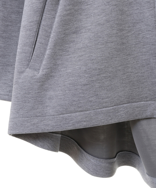 SOFFITTO（ソフィット）の「ダンボールポンチバックフレアパーカー(取り扱い店舗限定)（パーカー・レディース・ブラック/ミント/グレイッシュベージュ/オリーブ/杢グレー・FREE）」の15枚目の写真