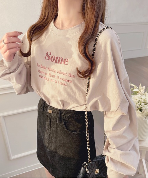 apres jour(アプレジュール)の「きらきら刺繍ロンT【ZOZOTOWN限定アイテム】(Tシャツ/カットソー・レディース・ホワイト/ライトピンク/ネイビー/オフホワイト・X-LARGE/フリー)」の14枚目の写真