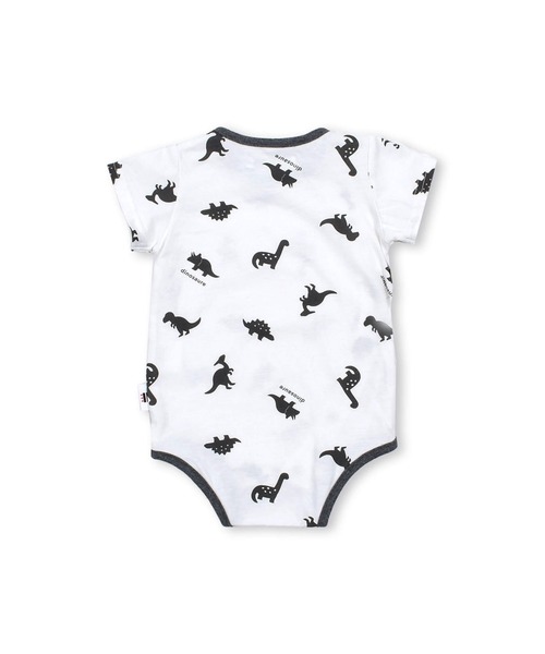 birthday party（バースデイパーティー）の「birthdayparty/【お揃い】天竺恐竜プリントボディミニ(70~80cm)（ロンパース・キッズ・ホワイト系その他/グリーン系その他・70/80）」の10枚目の写真