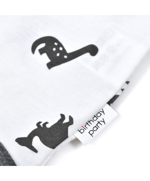 birthday party（バースデイパーティー）の「birthdayparty/【お揃い】天竺恐竜プリントボディミニ(70~80cm)（ロンパース・キッズ・ホワイト系その他/グリーン系その他・70/80）」の13枚目の写真