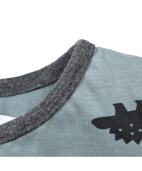 birthday party（バースデイパーティー）の「birthdayparty/【お揃い】天竺恐竜プリントボディミニ(70~80cm)（ロンパース・キッズ・ホワイト系その他/グリーン系その他・70/80）」の18枚目の写真