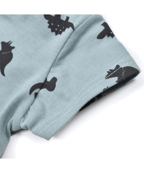 birthday party（バースデイパーティー）の「birthdayparty/【お揃い】天竺恐竜プリントボディミニ(70~80cm)（ロンパース・キッズ・ホワイト系その他/グリーン系その他・70/80）」の19枚目の写真