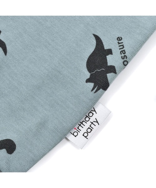 birthday party（バースデイパーティー）の「birthdayparty/【お揃い】天竺恐竜プリントボディミニ(70~80cm)（ロンパース・キッズ・ホワイト系その他/グリーン系その他・70/80）」の21枚目の写真