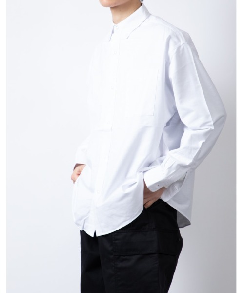 Beno（ビーノ）の「TCオックス ワイドシルエット BDシャツ（シャツ/ブラウス・メンズ・サックスブルー/ブラック/ホワイト・M/L）」の20枚目の写真