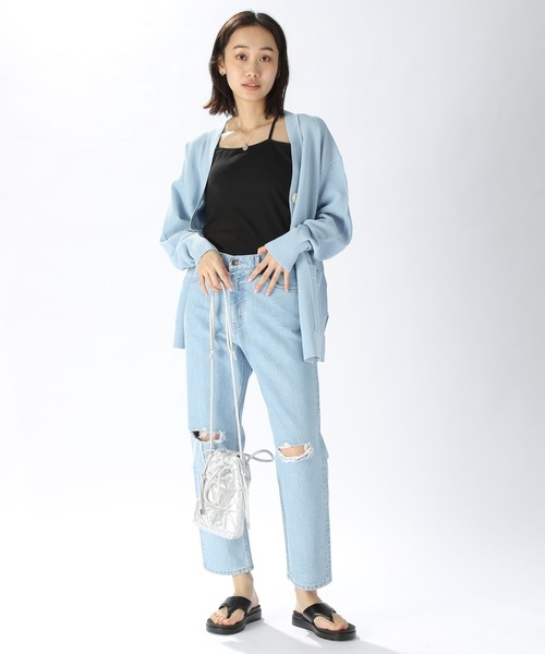 niko and...（ニコアンド）の「ルームドライアレンジカップキャミソール（キャミソール・レディース・ブラウン/ブラック/アイボリー/セージグリーン・LARGE/MEDIUM）」の9枚目の写真