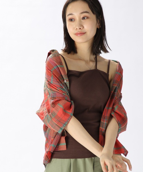 niko and...（ニコアンド）の「ルームドライアレンジカップキャミソール（キャミソール・レディース・ブラウン/ブラック/アイボリー/セージグリーン・LARGE/MEDIUM）」の19枚目の写真