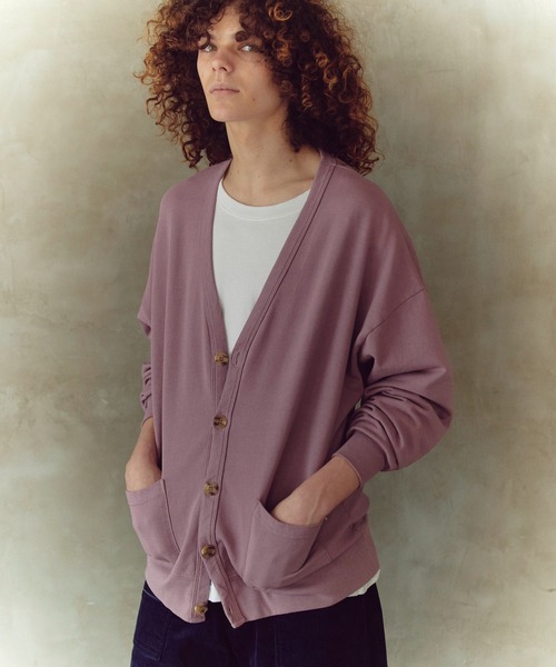 Battenwear(バテンウエア)の「【Battenwear/バテンウェア】米国製 コットンカーディガン/ NEIGHBOR CARDIGAN(カーディガン/ボレロ・メンズ・オリーブドラブ/サックスブルー/ダークネイビー/ラベンダー/モカ・MEDIUM/LARGE/X-LARGE)」の5枚目の写真
