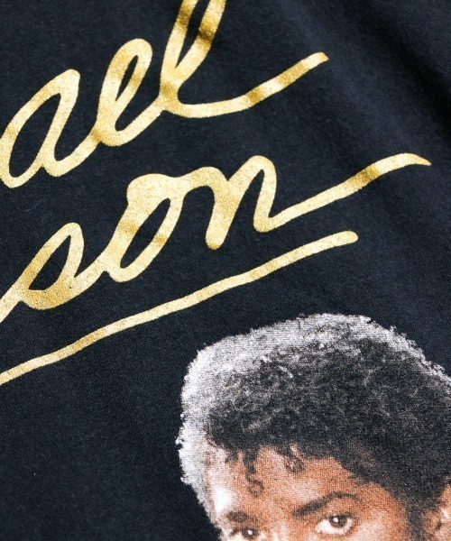 THRIFTY LOOK(スリフティールック)の「THRIFTY LOOK/スリフティールック THRIFTY'MICHAEL JACKSON'TEE(Tシャツ/カットソー・メンズ・ブラック系2/ブラック/ブラック系その他3・LARGE/X-LARGE/XX-LARGE/MEDIUM)」の7枚目の写真