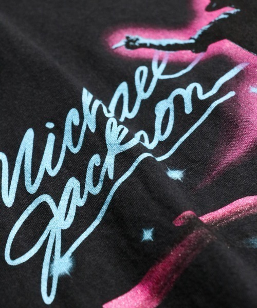 THRIFTY LOOK(スリフティールック)の「THRIFTY LOOK/スリフティールック THRIFTY'MICHAEL JACKSON'TEE(Tシャツ/カットソー・メンズ・ブラック系2/ブラック/ブラック系その他3・LARGE/X-LARGE/XX-LARGE/MEDIUM)」の12枚目の写真