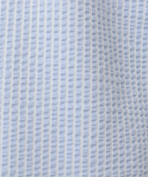 NOLLEY'S goodman（ノーリーズグッドマン）の「《ビジカジ対応》サッカーワンピースカラーポロシャツ（ポロシャツ・メンズ・ネイビー/ブルー系その他/ブラウン/ライトグレー/サックスブルー・S/M/L/XL）」の14枚目の写真