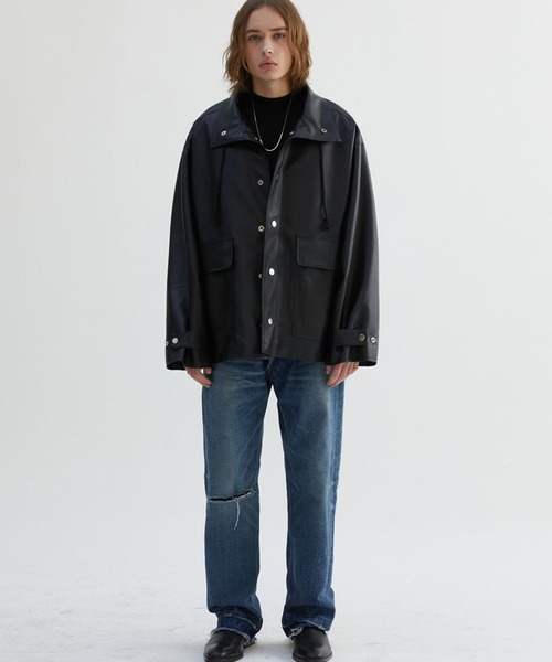 V2(ブイツー)の「【UNISEX】V2/8097 レザージャケット 2193491(ライダースジャケット・メンズ・ブラック・MEDIUM/LARGE)」の2枚目の写真