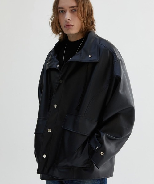 V2(ブイツー)の「【UNISEX】V2/8097 レザージャケット 2193491(ライダースジャケット・メンズ・ブラック・MEDIUM/LARGE)」の6枚目の写真