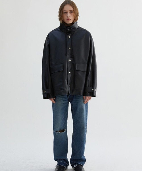 V2(ブイツー)の「【UNISEX】V2/8097 レザージャケット 2193491(ライダースジャケット・メンズ・ブラック・MEDIUM/LARGE)」の7枚目の写真