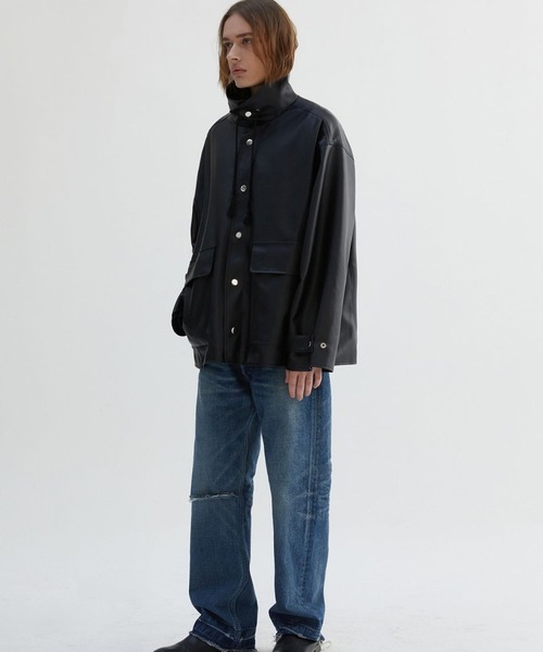 V2(ブイツー)の「【UNISEX】V2/8097 レザージャケット 2193491(ライダースジャケット・メンズ・ブラック・MEDIUM/LARGE)」の9枚目の写真