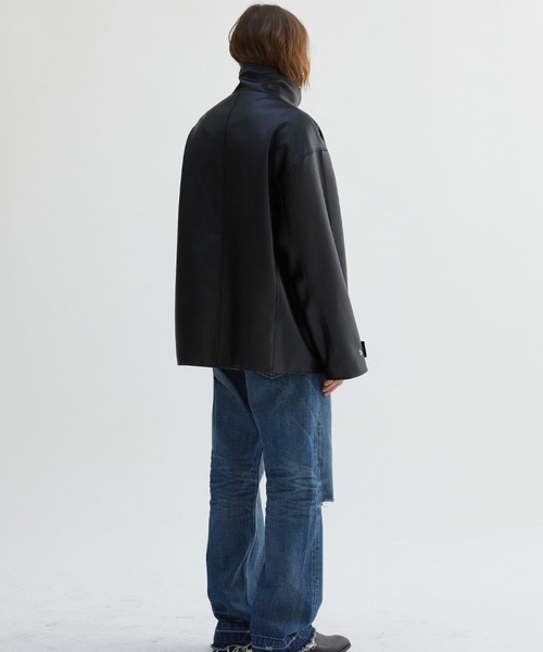 V2(ブイツー)の「【UNISEX】V2/8097 レザージャケット 2193491(ライダースジャケット・メンズ・ブラック・MEDIUM/LARGE)」の10枚目の写真
