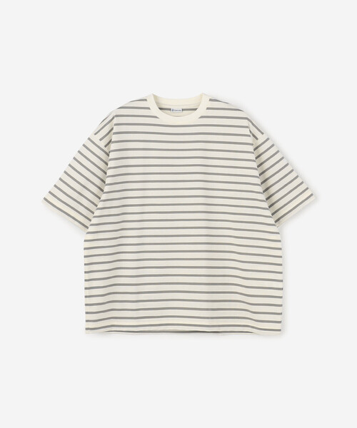 ORCIVAL(オーシバル)の「ORCIVAL | ワイドクルーネックTシャツ MEN(Tシャツ/カットソー・メンズ・ブルー系その他/グレー系その他/ブルー系その他2/ブラック系その他・4/5)」の2枚目の写真