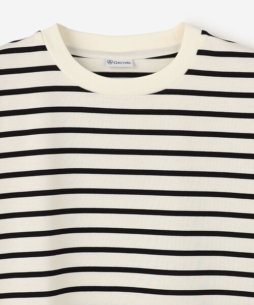 ORCIVAL(オーシバル)の「ORCIVAL | ワイドクルーネックTシャツ MEN(Tシャツ/カットソー・メンズ・ブルー系その他/グレー系その他/ブルー系その他2/ブラック系その他・4/5)」の7枚目の写真